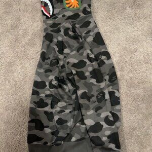 BAPE Shark Full Zip Hoodie Grey Camo (Authentic)